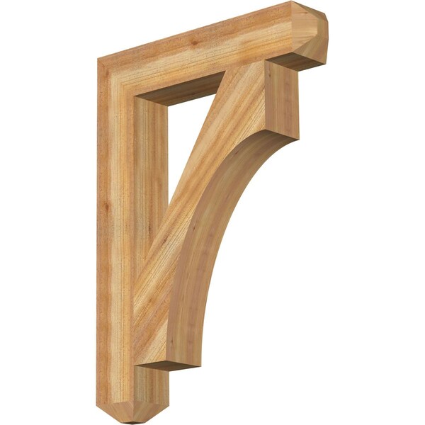 Ekena Millwork Westlake Craftsman Rough Sawn Bracket, Western Red Cedar, 6"W x 32"D x 44"H BKT06X32X44WTL04RWR - main